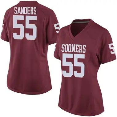 Ashton Sanders Women's Oklahoma Sooners Crimson Football College Jersey - Game