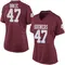 Gabe Brkic Women's Oklahoma Sooners Crimson Football College Jersey - Game