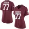 Jeffery Johnson Women's Oklahoma Sooners Crimson Football College Jersey - Replica