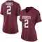 Jovantae Barnes Women's Oklahoma Sooners Crimson Football College Jersey - Game