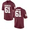 Kenneth Wermy Men's Oklahoma Sooners Crimson Football College Jersey - Replica