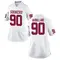 White Caiden Woullard Women's Oklahoma Sooners Football College Jersey - Replica