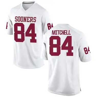 White Davon Mitchell Men's Oklahoma Sooners Football College Jersey - Replica