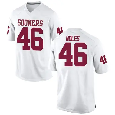 White Dax Noles Men's Oklahoma Sooners Football College Jersey - Replica