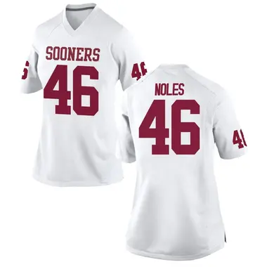 White Dax Noles Women's Oklahoma Sooners Football College Jersey - Replica