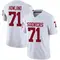 White Logan Howland Youth Oklahoma Sooners Jordan Football Jersey - Game