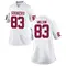 White Major Melson Women's Oklahoma Sooners Football College Jersey - Replica