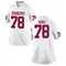 White Marcus Hicks Women's Oklahoma Sooners Football College Jersey - Game